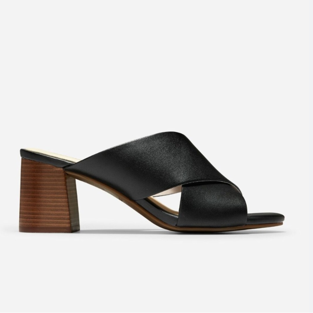Cole Haan Grand 0S Dakota crisscross Leather Mule
